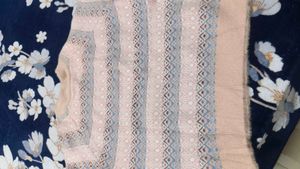 Patterned Knit Pullover Sweater