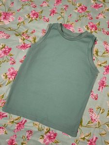 Ribbed Sleeveless Tank Top
