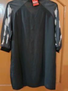 Stylish Black Bomber top
