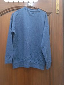 Blue Graphic Sweatshirt
