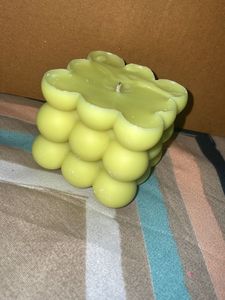Green Bubble Candle