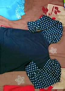 Polka Dot Sleeve Top