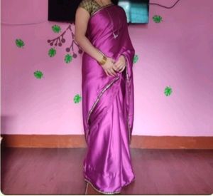Elegant Purple Saree