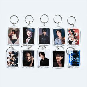 NEW BTS Keychains (Set of 10) (Sticker Freebies)