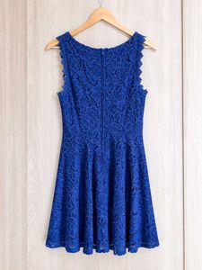 Stunning Royal Blue Fit &amp; Flare Dress