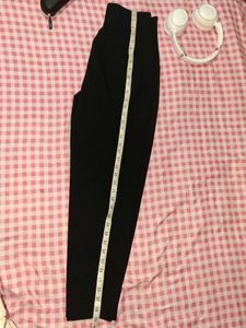 Classic Black High-Waisted Trousers