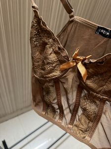 Shein Brown Lace Bralette