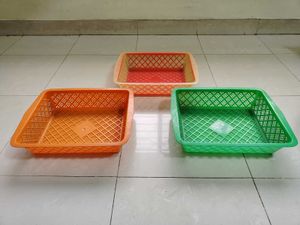 Colorful Storage Baskets (Set of 3)