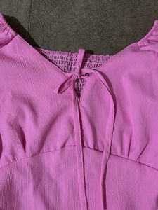 Pink Long Sleeve Top