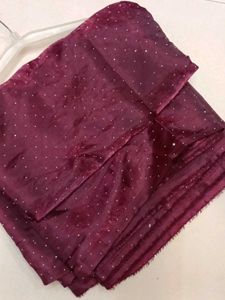 purple  Embellished dress material