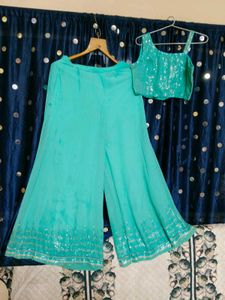 Teal Palazzo Set 🩵