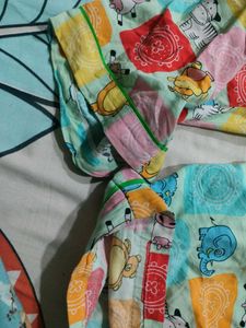 Cute Cartoon Print Pajama Set