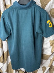 USPA Men's Teal Polo Shirt