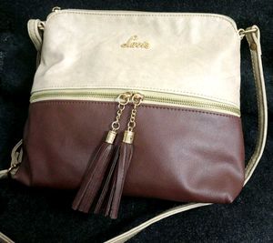 Lavie Two-Tone Crossbody Bag