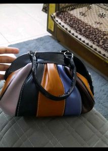 Stylish Colorblock Handbag