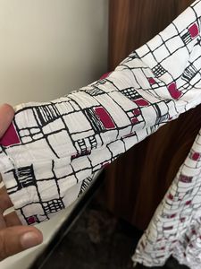 Stylish Geometric Print Kurta