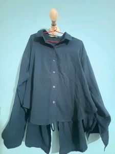 Stylish teal blue shirt