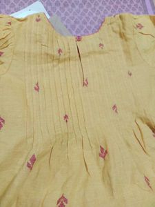 branded Cute mustard girls tops