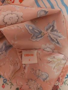 Lightweight Floral Print Midi Skirt