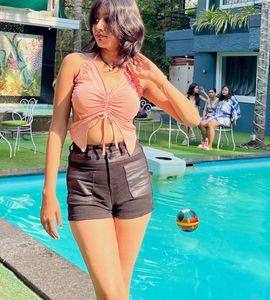 Chic Ruched Halter Top