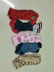 Bundle of 5 Colorful Socks