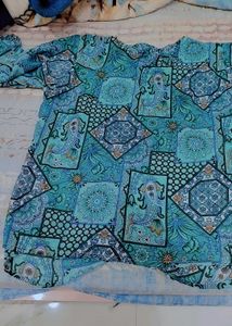 Paisley Print Top