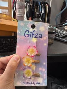 Cute Flower Hair Clips Set