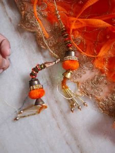 Orange Lehenga Choli Set