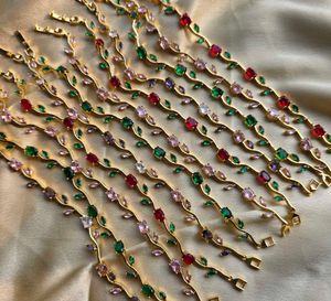 multicolored tulip statement wristlets