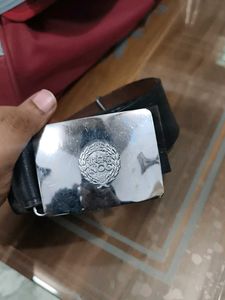 NCC Black Leather Belt