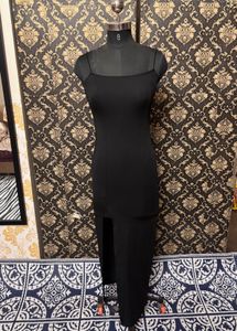 bodycon slit dress