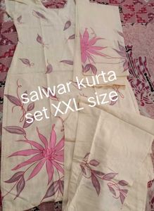 Elegant Salwar Kurta Set with Floral Print