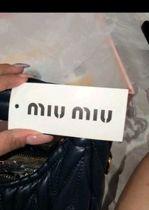 Miu-Miu Quilted Leather HANDBAG