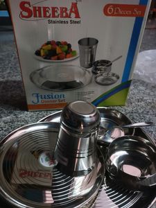 Unused Stainless Steel Set - 6 Pieces