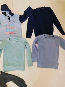 6 Kids Hoodies and Sweaters Bundle