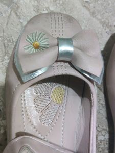 Girls Footwear Kids 4-6 Years Size 30 Pink Party Wear