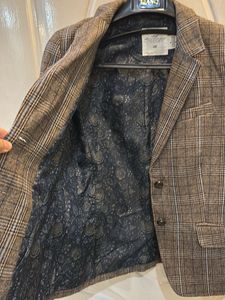 Classic Plaid Blazer
