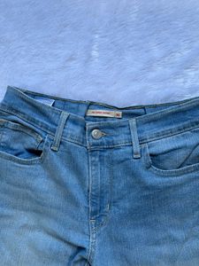 Classic Light Wash Denim Jeans