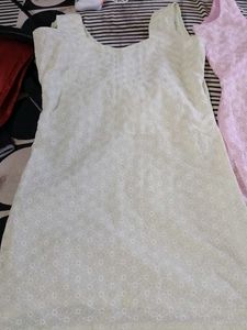 Set Of 2 Pure Cotton Tops Embroidered