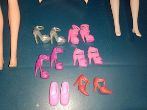 Cute Barbie Dolls 3 Combo Set with Shoes