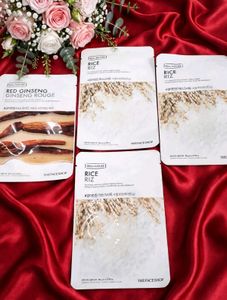 Pack of 6 THE FACE SHOP Real Nature Sheet MasksRIC