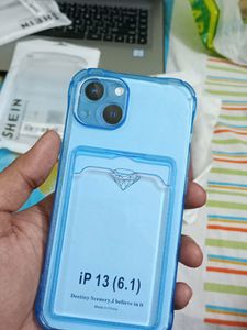 iPhone 13 Clear case with Picture Slot/ Pouch