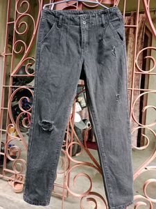 Combo Of Jeans And Crop Top Set