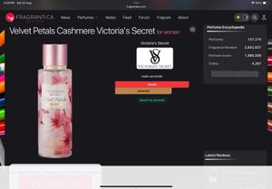 Victoria's Secret🩰Velvet Petals Cashmere🩰 Body M