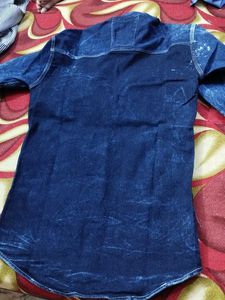 Stylish Blue Denim Shirt for Men
