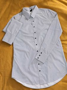 Classic Pinstripe Button-Down Shirt