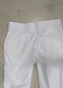 Classic White Men's Trousers