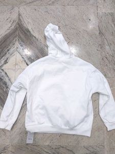 Savana white graphic hoodie