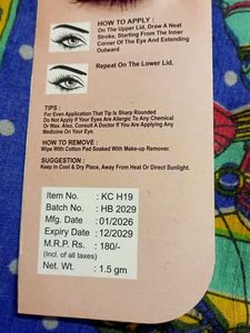 HudaBeauty Kajal Black Eyeliner( Pack of 2)