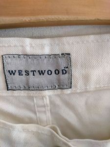 White Straight Casual Jeans (Women's)
